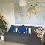 Sea Views With Large Deck One Bedroom Very Close To Beach And Town