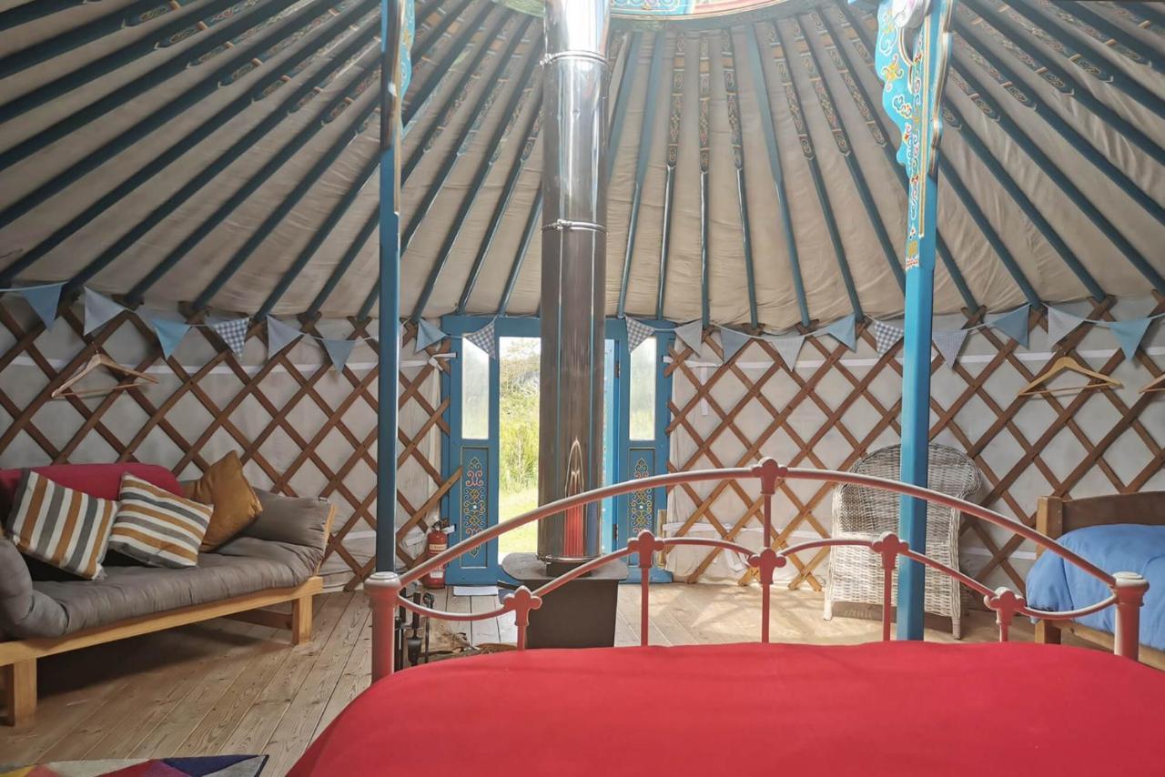 Glamping Yurts Near Newquay Campo de lujo New Quay