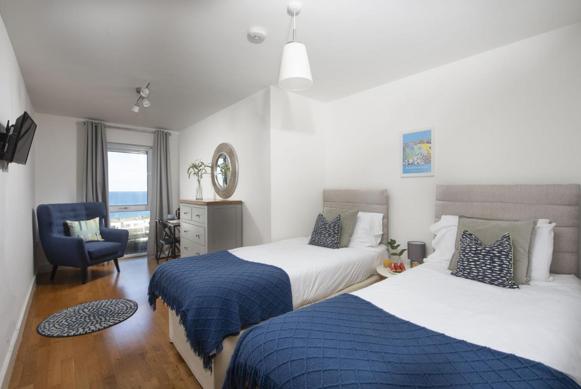 Fistral Lookout, Ocean 1 Apartment *